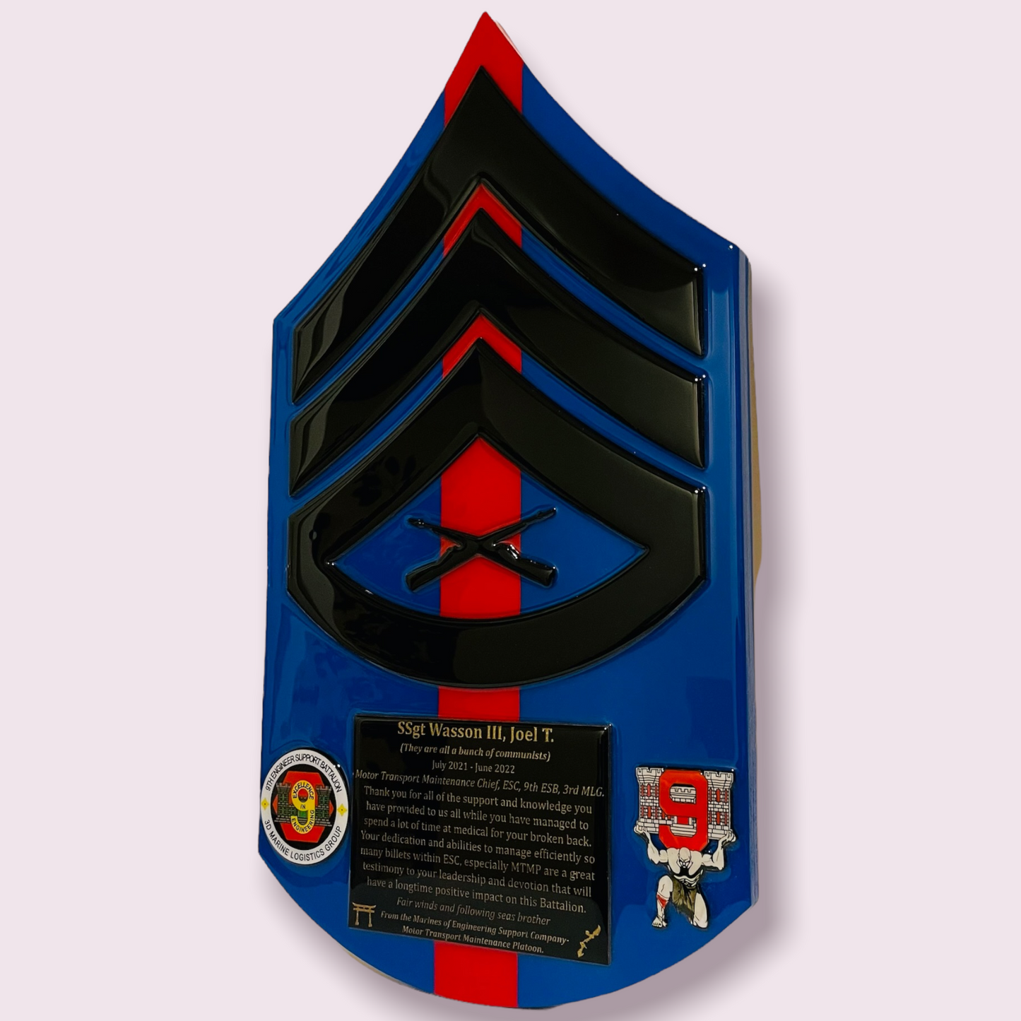 USMC Chevron, Blues